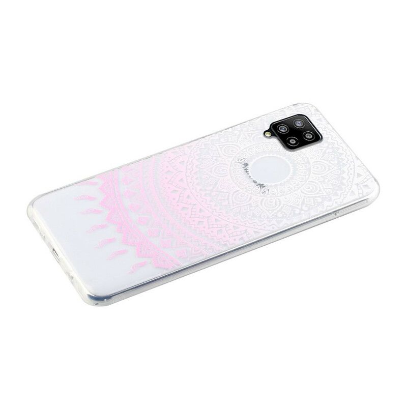 Cover Samsung Galaxy A12 / M12 Transparent Farvet Mandala