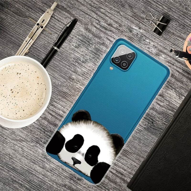 Cover Samsung Galaxy A12 / M12 Transparent Panda