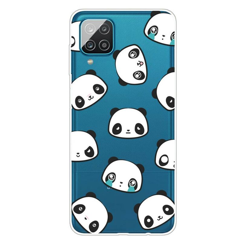 Cover Samsung Galaxy A12 / M12 Transparente Sentimentale Pandaer