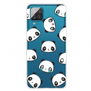 Cover Samsung Galaxy A12 / M12 Transparente Sentimentale Pandaer