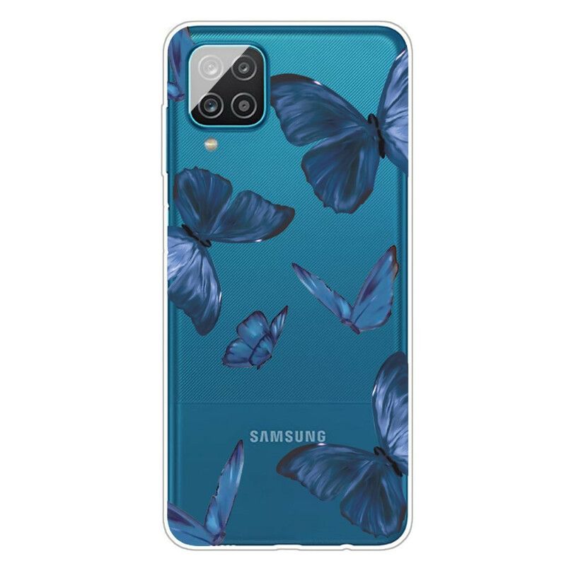 Cover Samsung Galaxy A12 / M12 Vilde Sommerfugle