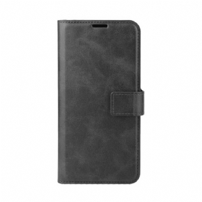 Flip Cover Samsung Galaxy A12 / M12 Blankt Lædereffekt