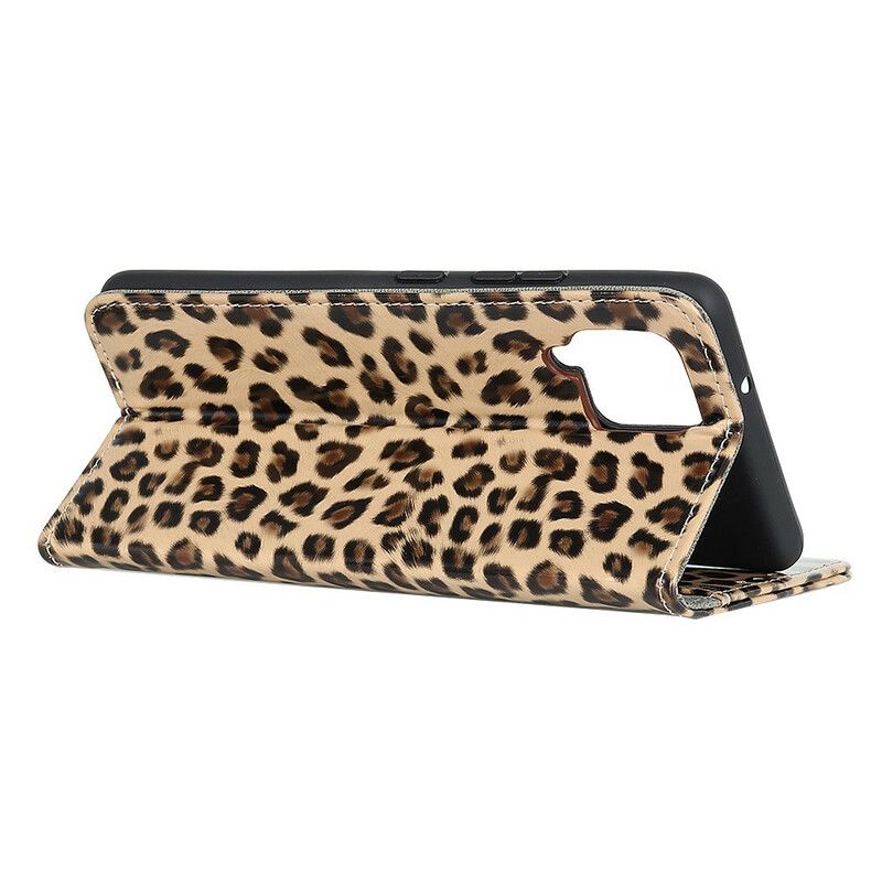 Flip Cover Samsung Galaxy A12 / M12 Enkelt Leopard