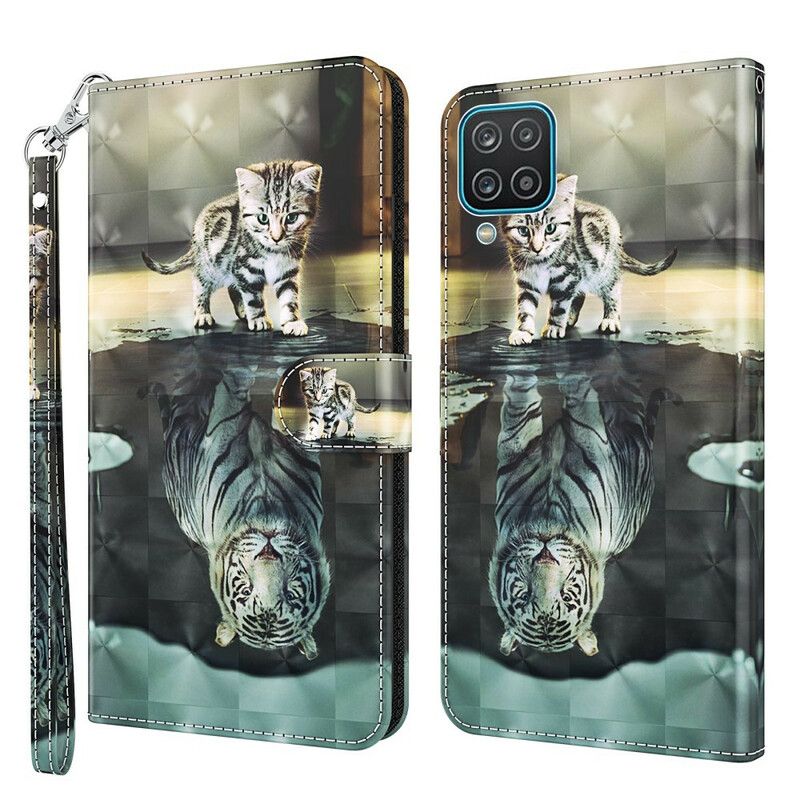 Flip Cover Samsung Galaxy A12 / M12 Ernest The Tiger