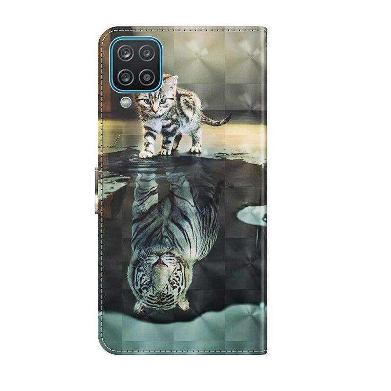 Flip Cover Samsung Galaxy A12 / M12 Ernest The Tiger