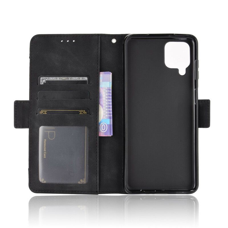 Flip Cover Samsung Galaxy A12 / M12 Førsteklasses Multikort