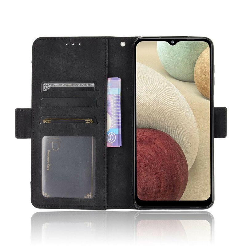 Flip Cover Samsung Galaxy A12 / M12 Førsteklasses Multikort