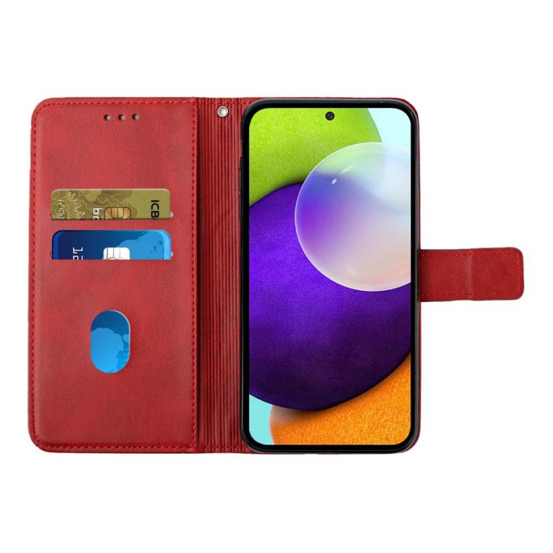 Flip Cover Samsung Galaxy A12 / M12 Geo X Design Læderstil