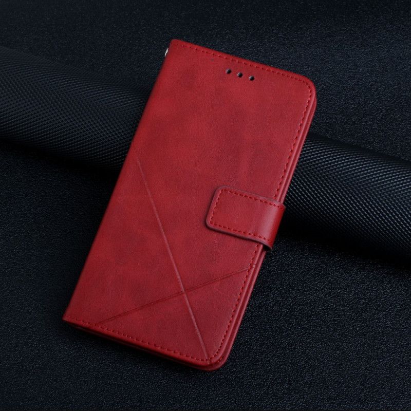 Flip Cover Samsung Galaxy A12 / M12 Geo X Design Læderstil