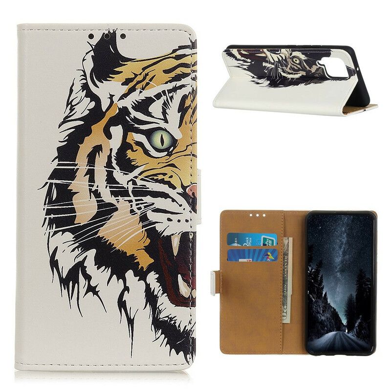 Flip Cover Samsung Galaxy A12 / M12 Hærd Tiger