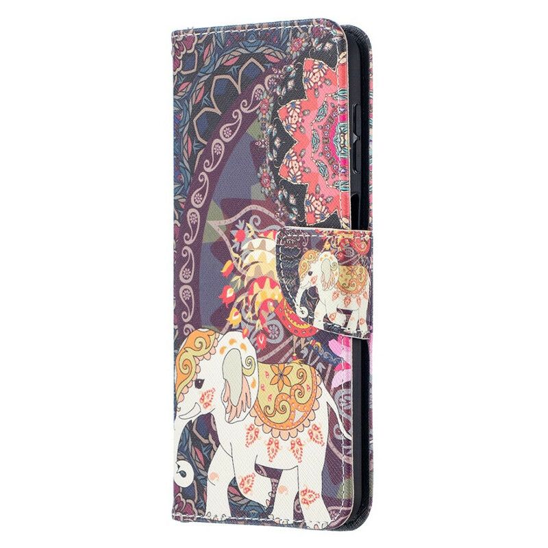 Flip Cover Samsung Galaxy A12 / M12 Indisk Elefant