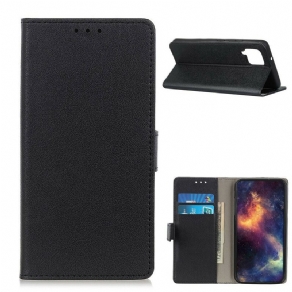 Flip Cover Samsung Galaxy A12 / M12 Klassisk Lædereffekt