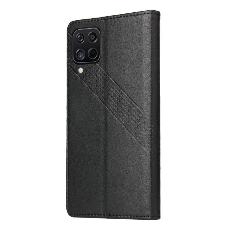 Flip Cover Samsung Galaxy A12 / M12 Lædereffekt Gq.utrobe