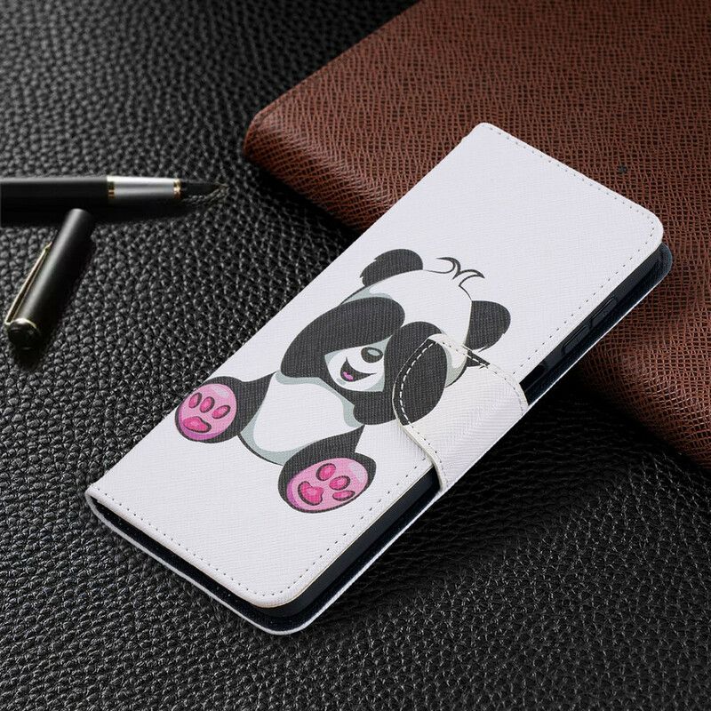 Flip Cover Samsung Galaxy A12 / M12 Panda Sjov