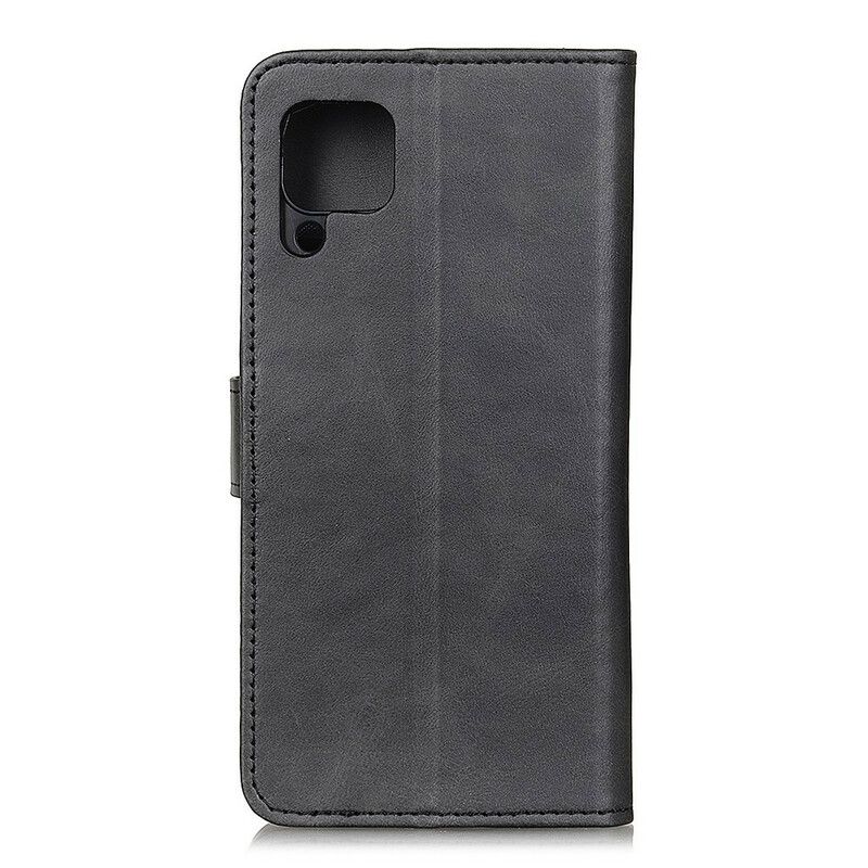 Flip Cover Samsung Galaxy A12 / M12 Retro Mat Lædereffekt