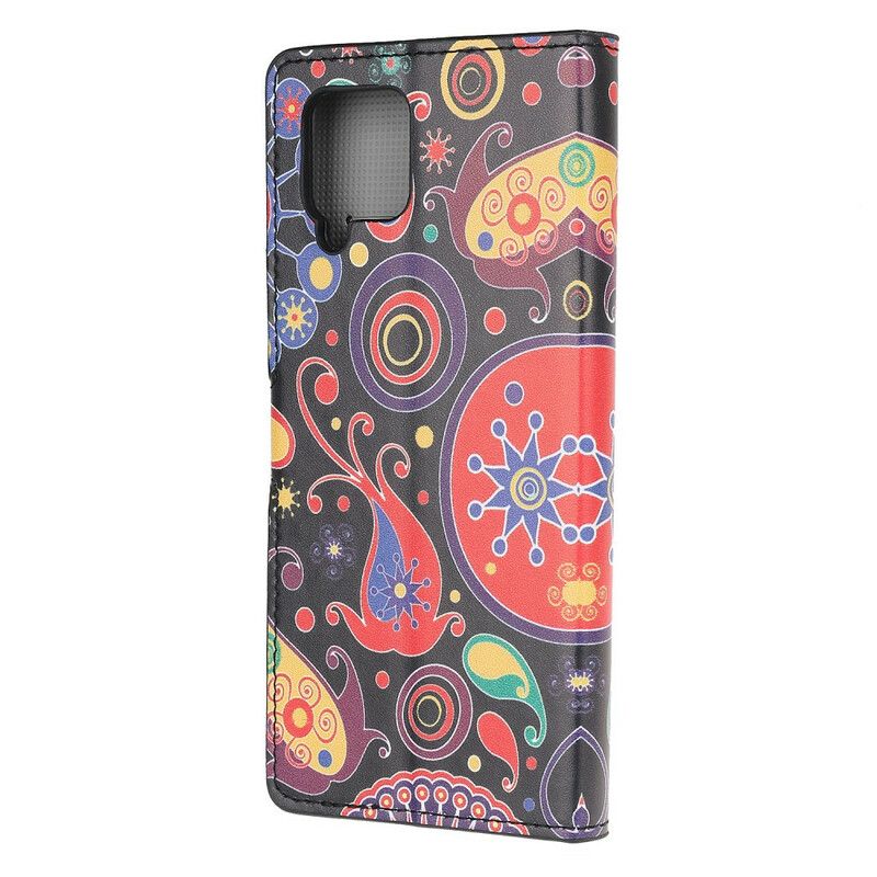 Læder Cover Samsung Galaxy A12 / M12 Galaxy Design