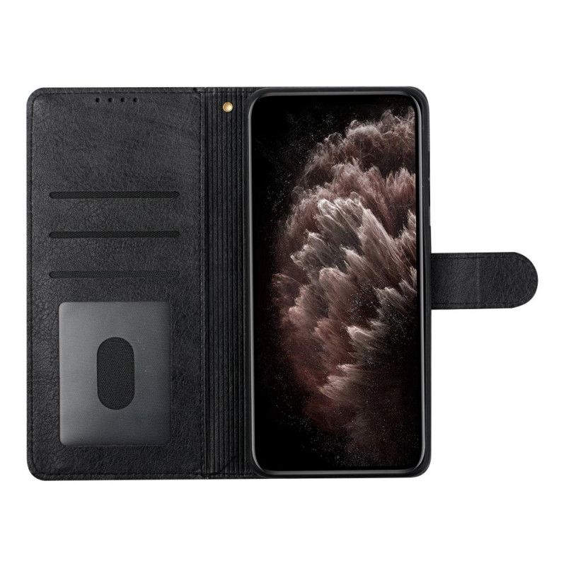 Læder Cover Samsung Galaxy A12 / M12 Faux Læder Silhuet