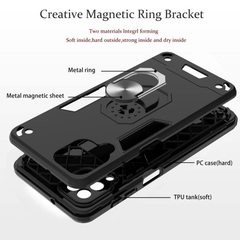 Mobilcover Samsung Galaxy A12 / M12 Ring-support Design