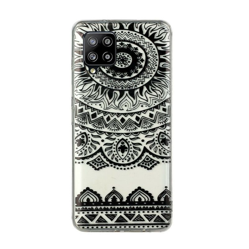 Mobilcover Samsung Galaxy A12 / M12 Sømløse Blomster Mandala