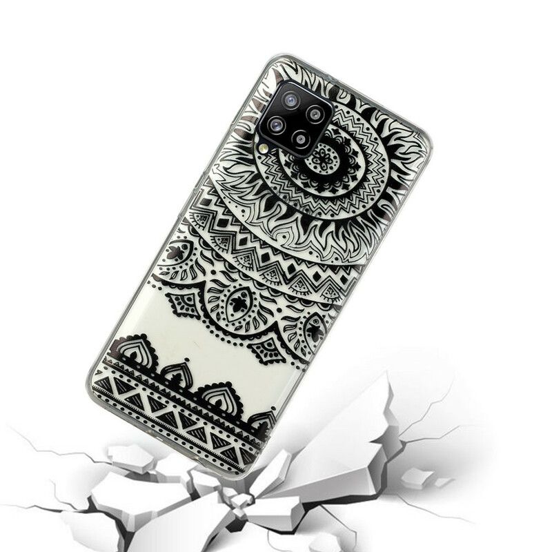 Mobilcover Samsung Galaxy A12 / M12 Sømløse Blomster Mandala