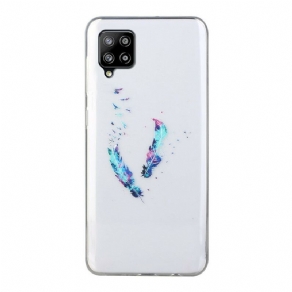 Mobilcover Samsung Galaxy A12 / M12 Transparente Fjer