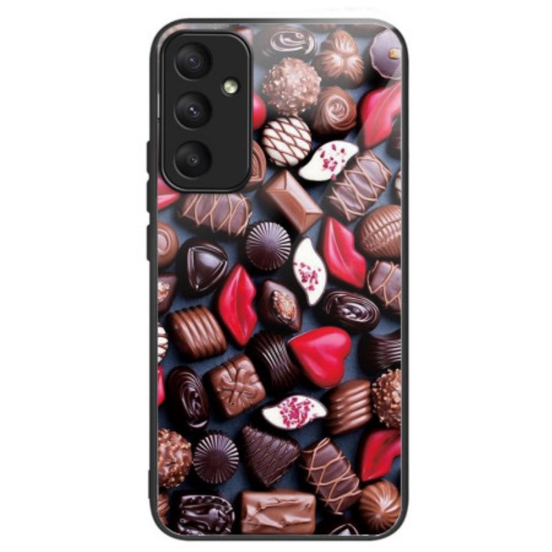 Cover Samsung Galaxy A55 5g Chokolader Af Hærdet Glas