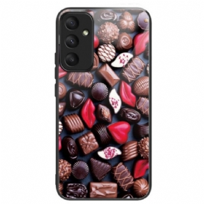 Cover Samsung Galaxy A55 5g Chokolader Af Hærdet Glas