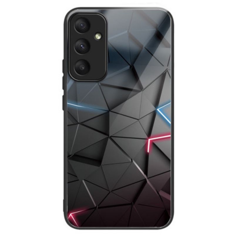 Cover Samsung Galaxy A55 5g Hærdet Glas Sorte Trekanter