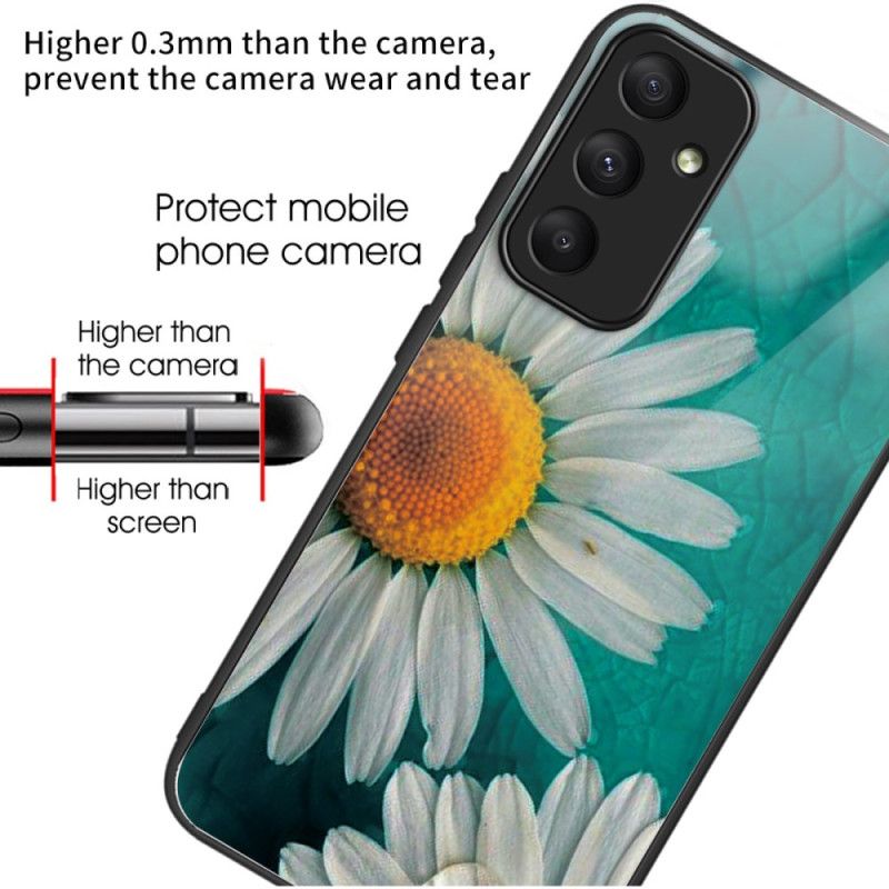 Cover Samsung Galaxy A55 5g Marguerite Hærdet Glas