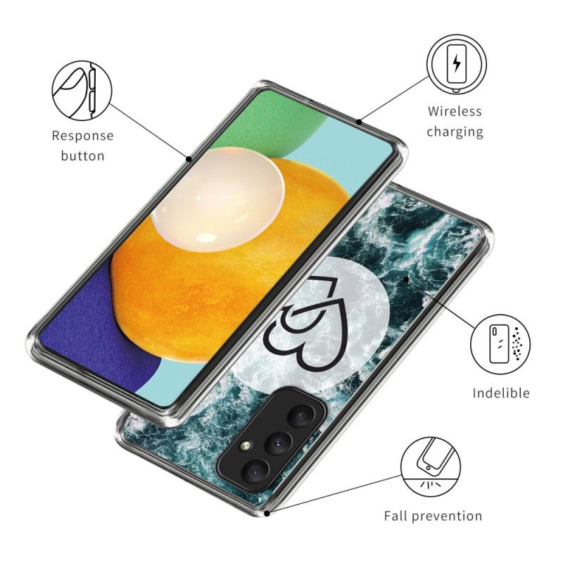 Cover Samsung Galaxy A55 5g Telefon Etui Hjerte Til Hjerte