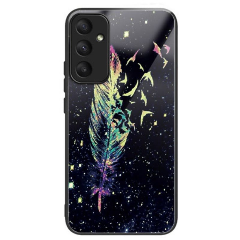 Cover Til Samsung Galaxy A55 5g Fjer Hærdet Glas