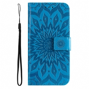 Flip Cover Til Samsung Galaxy A55 5g Fantastisk Mandala Med Rem