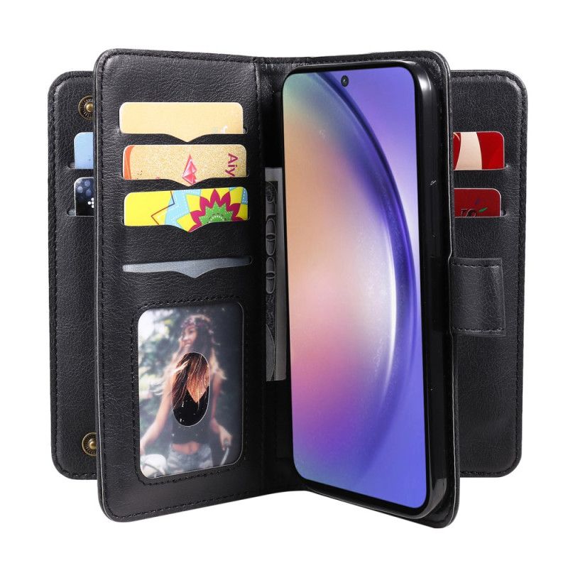 Læder Cover Samsung Galaxy A55 5g 10 Kortholdere