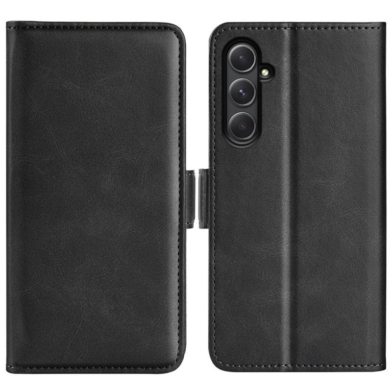 Læder Cover Samsung Galaxy A55 5g Dobbeltlås