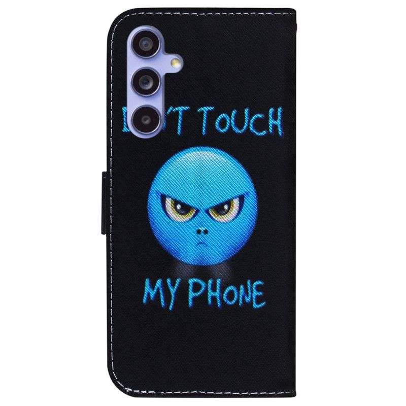 Læder Cover Samsung Galaxy A55 5g Telefon Etui Emoji-telefon Rør Ikke Ved Min Telefon