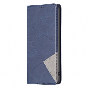 Læder Cover Samsung Galaxy A55 5g Telefon Etui Geometri