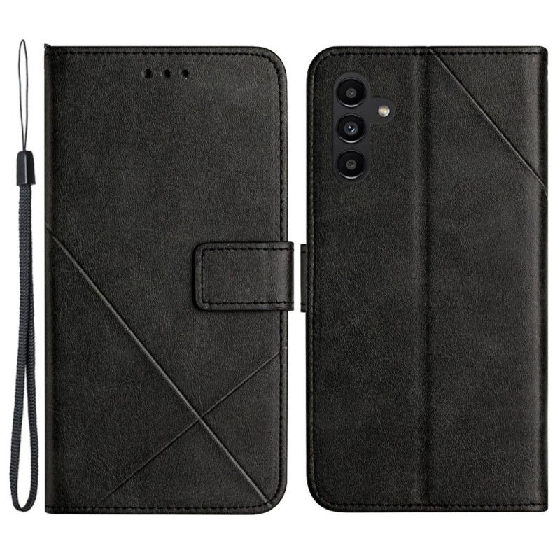 Læder Cover Samsung Galaxy A55 5g Telefon Etui Liner Med Rem