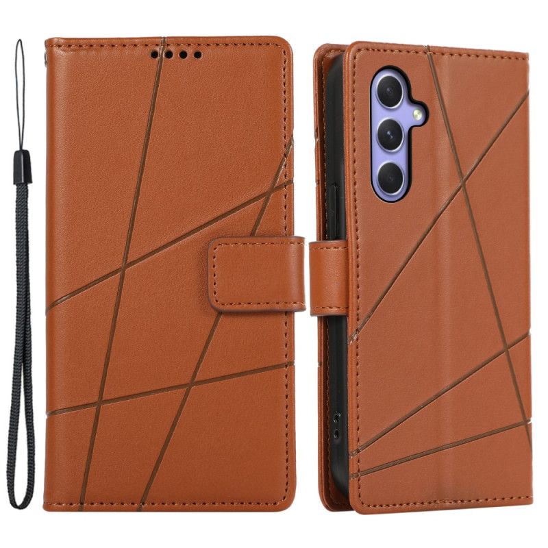 Læder Cover Samsung Galaxy A55 5g Telefon Etui Stropliner