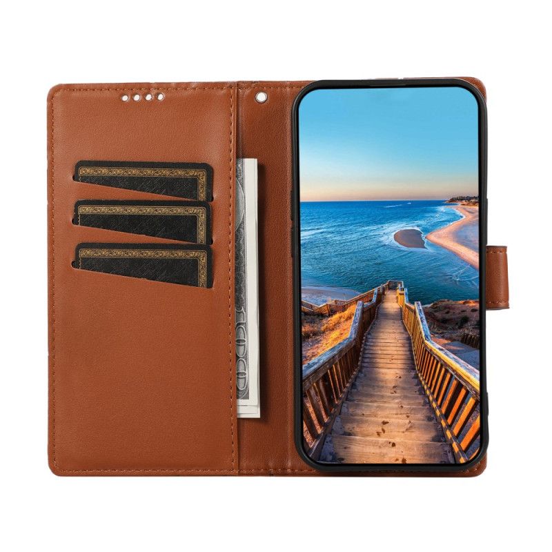 Læder Cover Samsung Galaxy A55 5g Telefon Etui Stropliner