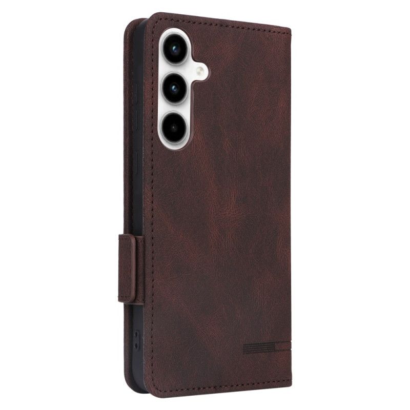 Læder Cover Samsung Galaxy A55 5g Telefon Etui Vintage Design