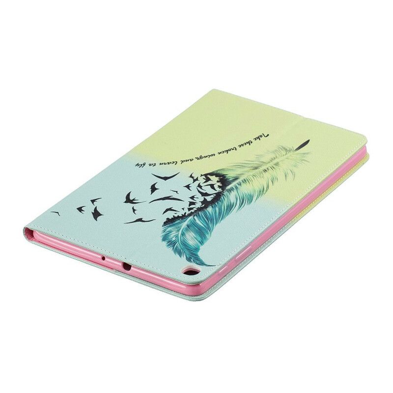 Etui Samsung Galaxy Tab A 10.1 (2019) Lær At Flyve Fjer