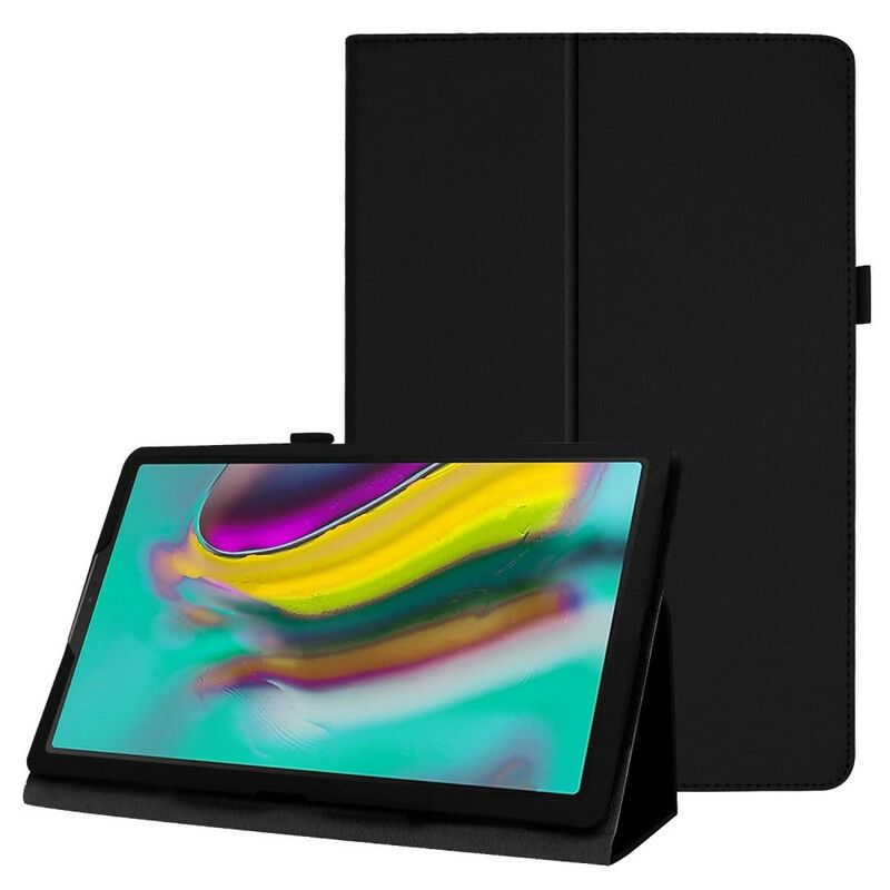 Flip Cover Samsung Galaxy Tab A 10.1 (2019) 2 Litchi Imiteret Læderskodder