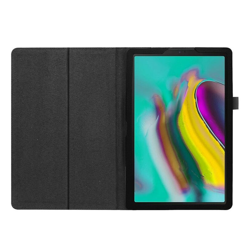 Flip Cover Samsung Galaxy Tab A 10.1 (2019) 2 Litchi Imiteret Læderskodder