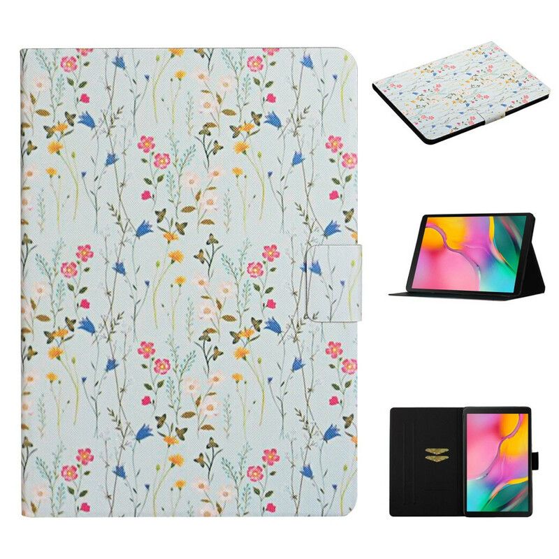 Flip Cover Samsung Galaxy Tab A 10.1 (2019) Blomster Blomster Blomster