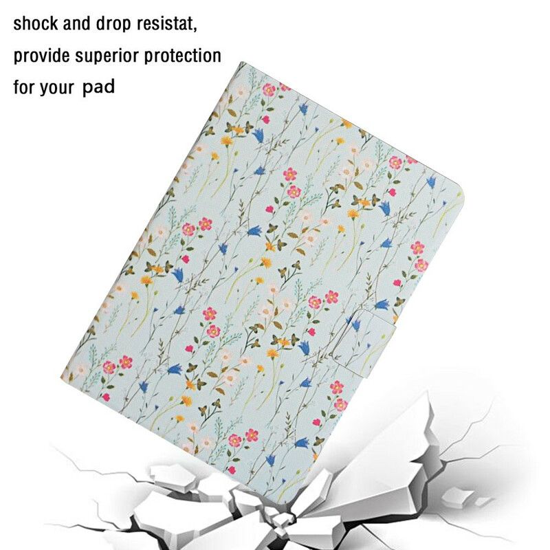 Flip Cover Samsung Galaxy Tab A 10.1 (2019) Blomster Blomster Blomster