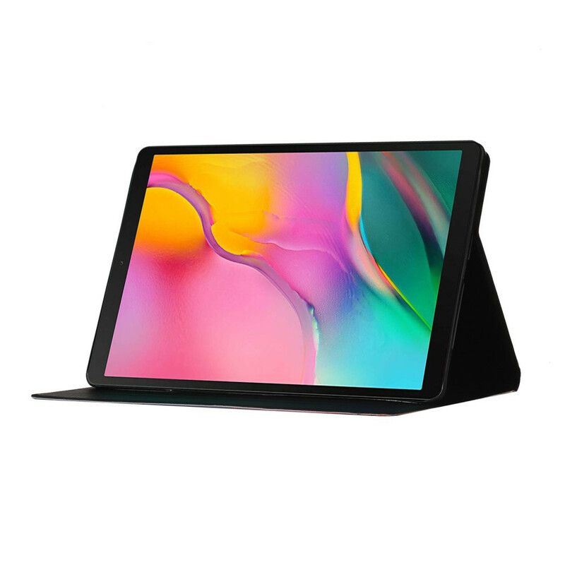 Flip Cover Samsung Galaxy Tab A 10.1 (2019) Blomster Blomster Blomster