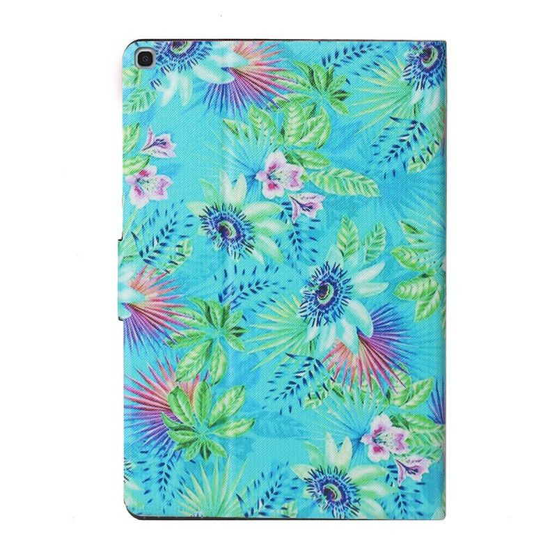 Flip Cover Samsung Galaxy Tab A 10.1 (2019) Blomster Og Blade