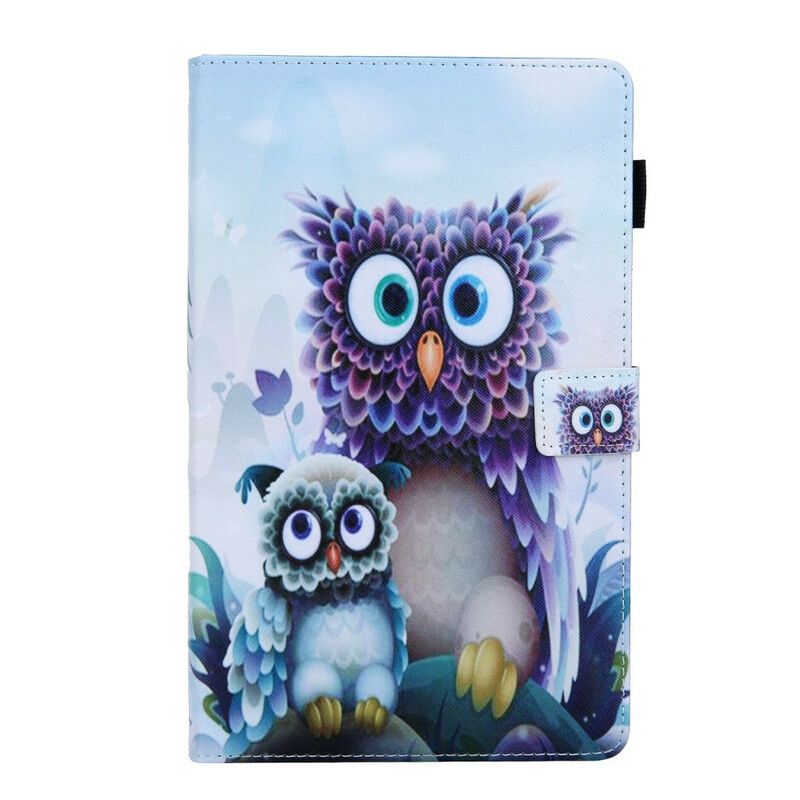 Flip Cover Samsung Galaxy Tab A 10.1 (2019) Forbløffede Ugler