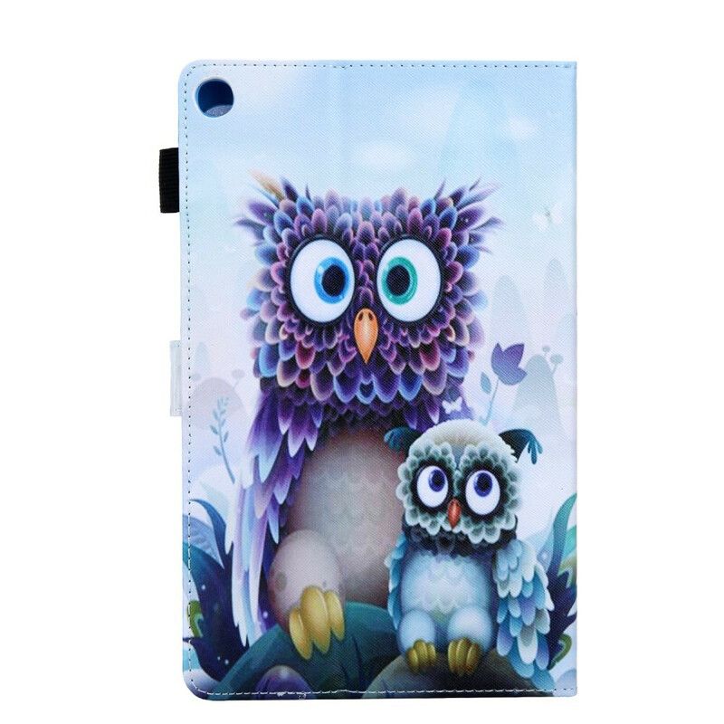 Flip Cover Samsung Galaxy Tab A 10.1 (2019) Forbløffede Ugler