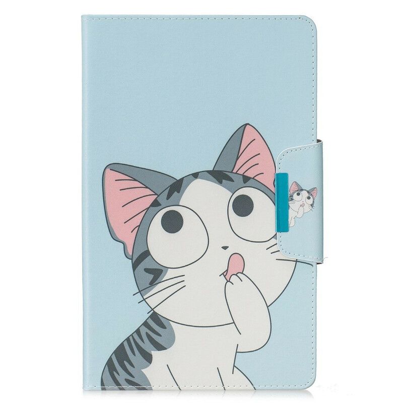 Flip Cover Samsung Galaxy Tab A 10.1 (2019) Kattelås Design